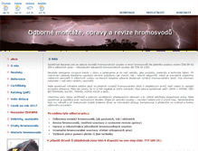 Tablet Screenshot of hromosvody-pribram.cz
